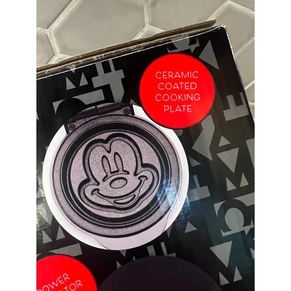 Mickey Mouse 4 Inch Mini Waffle Maker Family Fun Disney Gift New Collectibles